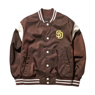 MLB San Diego Padres Varsity Letterman Jacket Brown () 3AJPV0641-13BRD