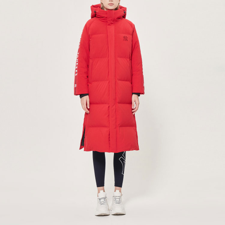 MLB Small Logo Embroidered Red Down Jacket Unisex Winter Edition 31DJS2961-50R 圖 5