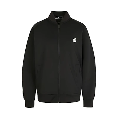 MLB Small Logo Embroidered Stand Collar Unisex Jacket Black 31TRT2941-50L
