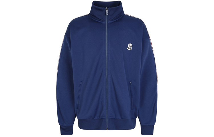 MLB Small Logo Track Jacket Navy Unisex Casual Sportswear 31TRT1941-50N