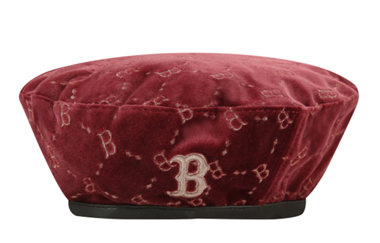 MLB Solid Color Casual Classic Beret Hat Unisex Polyester Cotton 32CPVG011-43E