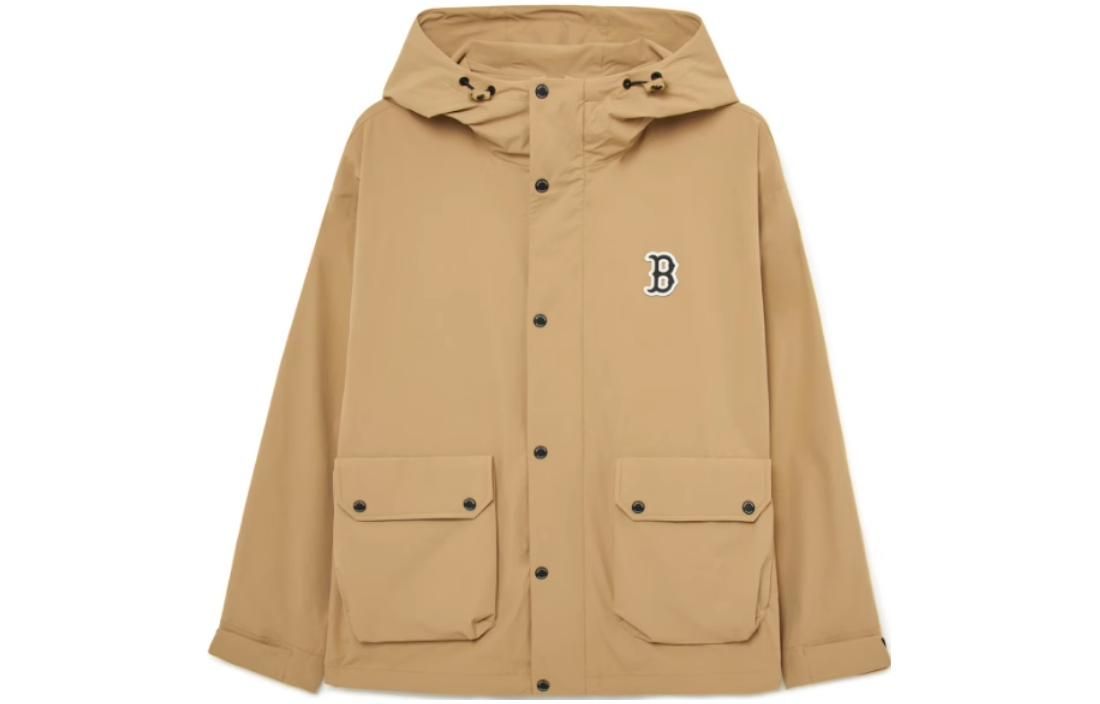 MLB Solid Color Outdoor Workwear Hooded Casual Jacket Long Sleeve 3AWJB0134 圖 4