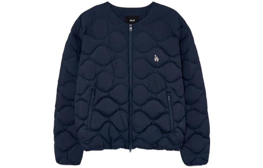 Order MLB Solid Color Zip-Up Jacket - Blue 3LDJB0536-07NYD