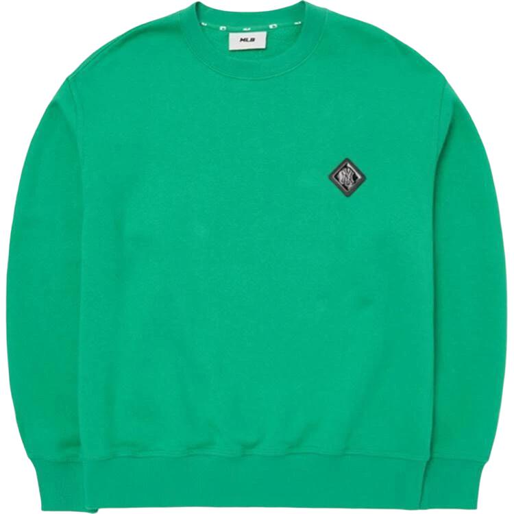 MLB Solid Logo Embroidered Crewneck Sweatshirt Unisex - New York Yankees/Green 3AMTW0126-50GNS