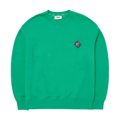 MLB Solid Logo Embroidered Crewneck Sweatshirt Unisex - New York Yankees/Green 3AMTW0126-50GNS
