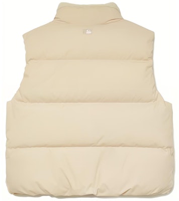 MLB Solid Logo Rompi Tanpa Lengan Cream White Unisex. 3ADVB0236-45BGL Lookbook MLB Solid Logo Rompi Tanpa Lengan Cream White Unisex. 3ADVB0236-45BGL