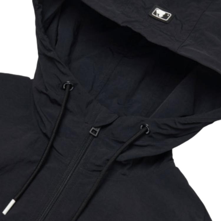 MLB SS22 Black Oversized Hoodie Jacket with Logo Embroidery Unisex Casual Wear 3AWJB0621-50BKS 圖 5