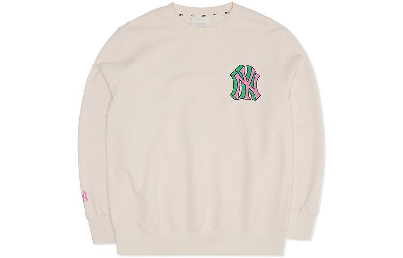 MLB SS22 Graffiti Print Long Sleeve Sweatshirt Unisex - Off-White 3AMTEC3314-50NMD