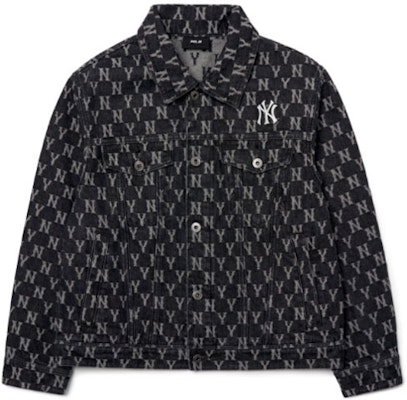 MLB SS22 New York Yankees All-Over Print Denim Jacket Unisex Grey. 3ADKM0121-50GRD Buy MLB SS22 New York Yankees All-Over Print Denim Jacket Unisex Grey. 3ADKM0121-50GRD