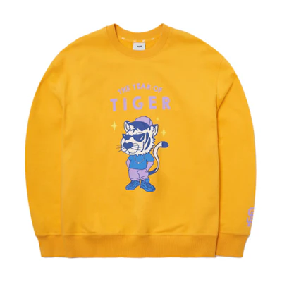 MLB SS22 San Francisco Giants Year of the Tiger Sweatshirt Orange Unisex 3AMTD0121-14ORL