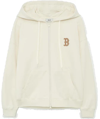 MLB SS23 Boston Red Sox Embroidered Zip-Up Hoodie Cream Unisex 3ATRB0134-43CRD Buy MLB SS23 Boston Red Sox Embroidered Zip-Up Hoodie Cream Unisex 3ATRB0134-43CRD