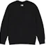 Lookbook MLB SS23 Boston Red Sox Letter Logo Crewneck Sweatshirt Unisex Black 3AMTH0131-43BKS