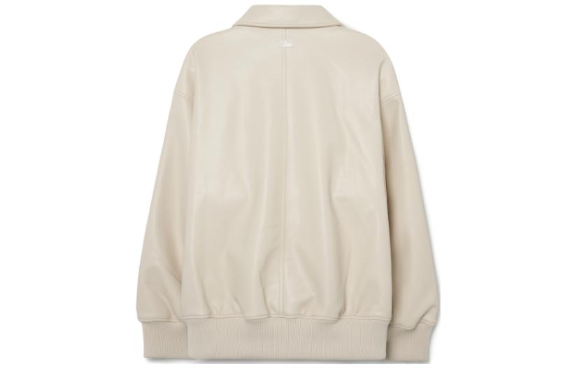 Lookbook MLB SS23 Boston Red Sox Letter Print Zip-Up Jacket Unisex Cream Color 3AJPB0231-43CRS