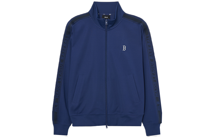 MLB SS23 Boston Red Sox Logo Print Track Jacket Navy Unisex 3ATRB0731-43NYL