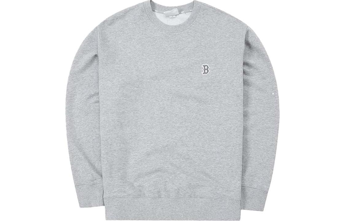 MLB SS23 Boston Red Sox Logo Pullover Crewneck Sweatshirt Unisex - Gray 3AMTB0131-43MGS