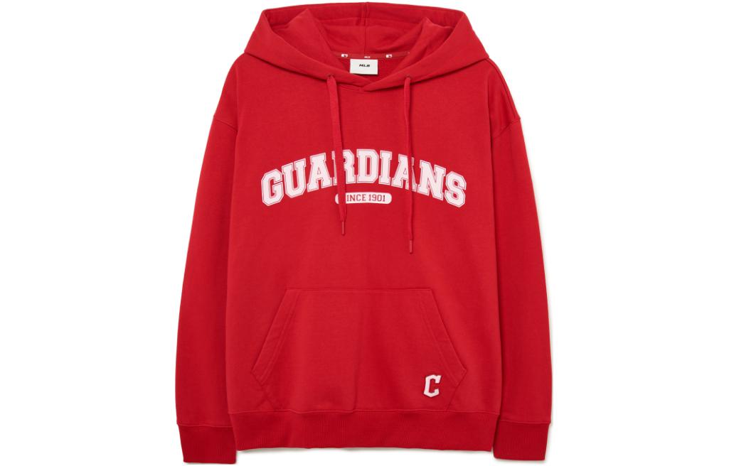 MLB SS23 Cleveland Indians Letter Logo Hoodie Unisex Red 3AHDV0134-45RDS