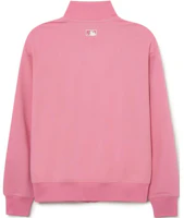 Lookbook MLB SS23 Los Angeles Dodgers Logo Stand Collar Pink Track Jacket Unisex 3ATRB0731-07PKL