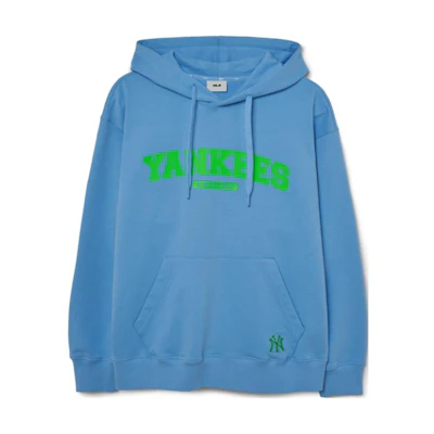 MLB SS23 New York Yankees Letter Logo Hoodie Unisex Blue 3AHDV0134-50CBL