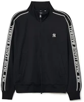 MLB SS23 New York Yankees Logo Track Jacket Unisex Black 3ATRB0731-50BKS MLB SS23 New York Yankees Logo Track Jacket Unisex Black 3ATRB0731-50BKS