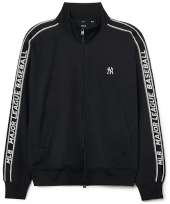 MLB SS23 New York Yankees Logo Track Jacket Unisex Black 3ATRB0731-50BKS Order MLB SS23 New York Yankees Logo Track Jacket Unisex Black 3ATRB0731-50BKS