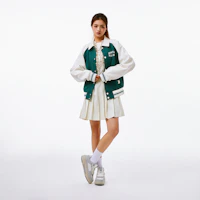 Sizing MLB SS24 Boston Red Sox Embroidered Letter Button-Up Baseball Jacket Green Unisex 3AJPV1641-43GND