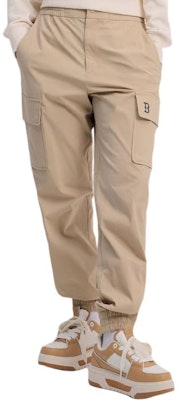 MLB SS24 Pantalones Jogger Cargo Beige Boston Red Sox Logo Unisex Casual. 3AWPB0441-43BGM Lookbook MLB SS24 Pantalones Jogger Cargo Beige Boston Red Sox Logo Unisex Casual. 3AWPB0441-43BGM