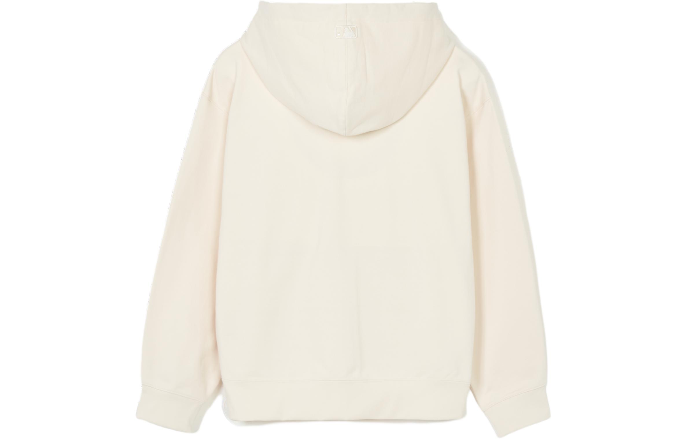 MLB SS24 Boston Red Sox Logo Loose Fit Hoodie Zip-Up Jacket Cream Unisex 3ATRB0141-43CRD 圖 3