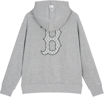 MLB SS24 波士頓紅襪標誌印花灰色連帽衫 男女款 初春時尚 3AHDM0141-43MGS Buy MLB SS24 波士頓紅襪標誌印花灰色連帽衫 男女款 初春時尚 3AHDM0141-43MGS