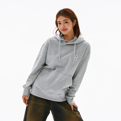 MLB SS24 波士頓紅襪標誌印花灰色連帽衫 男女款 初春時尚 3AHDM0141-43MGS Sizing MLB SS24 波士頓紅襪標誌印花灰色連帽衫 男女款 初春時尚 3AHDM0141-43MGS