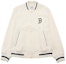 Order MLB ボストンレッドソックス ロゴ ラグランスリーブ ボタン ベースボールジャケット クリーム ユニセックス 3AJPM0441-43CRS