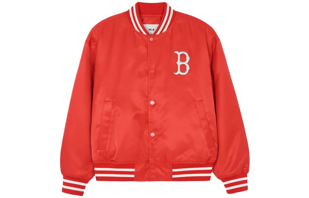 Lookbook MLB SS24 ボストンレッドソックス ルナーニューイヤーカートゥーンジャケット 赤 男女兼用 春秋用 3AJPQ0141-43RDS