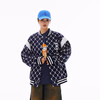 Purchase MLB SS24 Boston Red Sox Retro Floral Baseball Jacket Navy Unisex Spring/Fall Fashion 3AJPM0641-43NYS