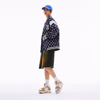 Details for MLB SS24 Boston Red Sox Retro Floral Baseball Jacket Navy Unisex Spring/Fall Fashion 3AJPM0641-43NYS