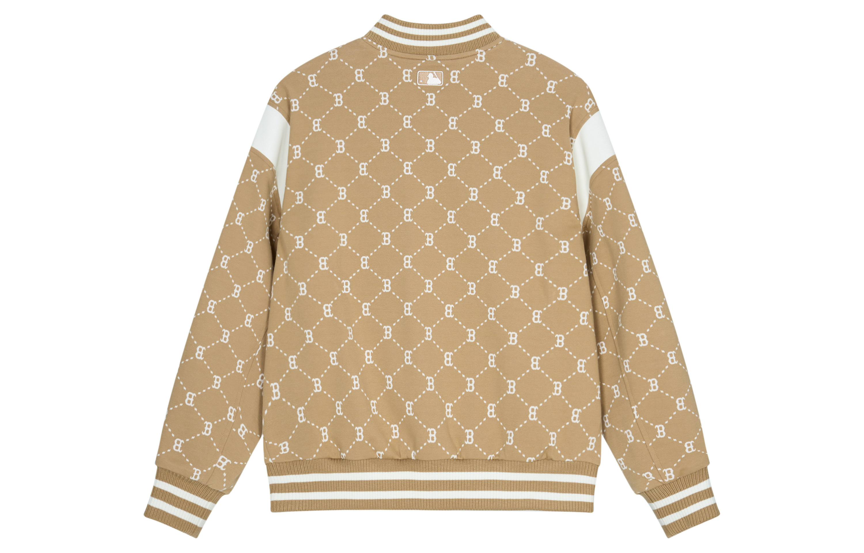 Lookbook MLB ボストンレッドソックス ビンテージ野球ジャケット ユニセックス ライトカーキ 3AJPM0641-43CAL