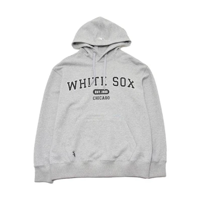 MLB SS24 Chicago White Sox Letter Print Hoodie Unisex Vintage Style - Gray 3AHDV0141-44MGS