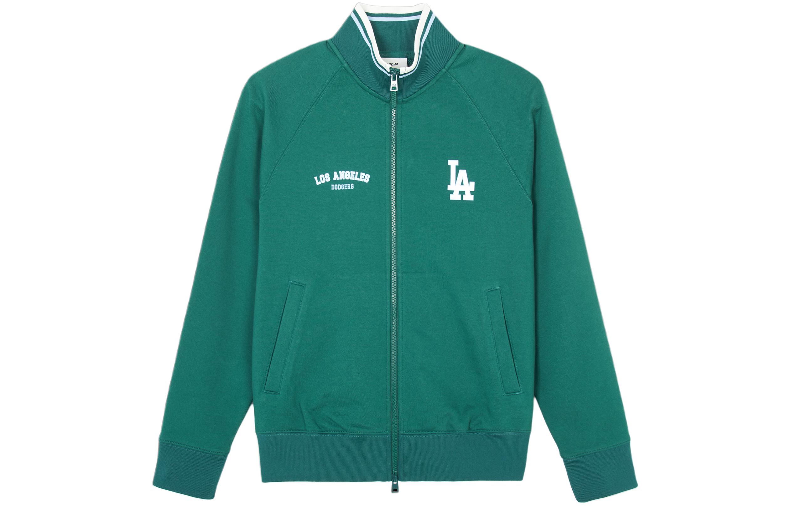 MLB SS24 Los Angeles Dodgers Logo Zip Jacket Unisex Green 3ATRV0241-07GND