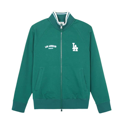 MLB SS24 Los Angeles Dodgers Logo Zip Jacket Unisex Green 3ATRV0241-07GND