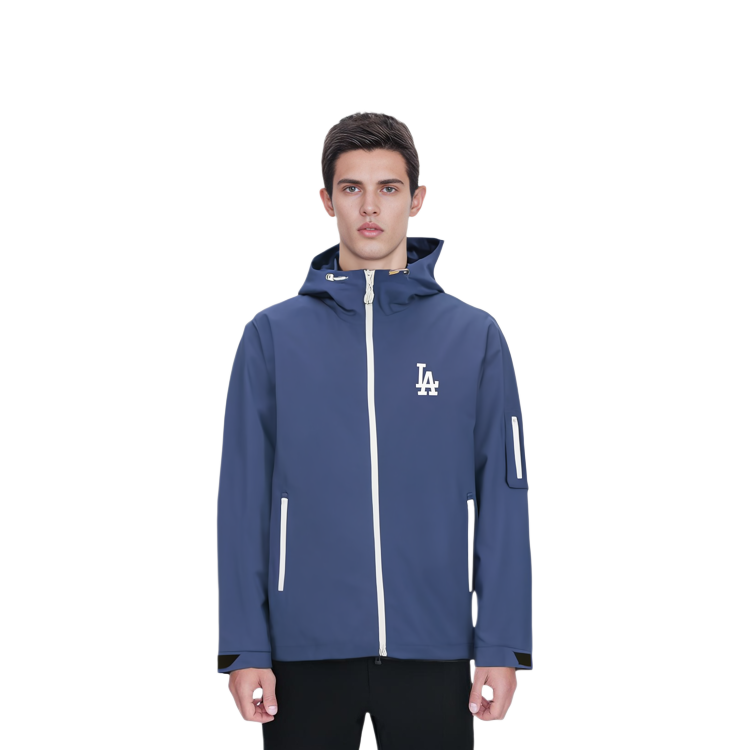 MLB SS24 Los Angeles Dodgers Reflective Logo Hoodie Jacket Unisex Royal Blue 3AWJB0341-07RBS 圖 7