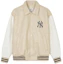 Order Chaqueta Beige MLB SS24 Yankees Botonada Colorblock Logo Unisex 3AJPM0241-50SAL