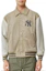 Shop Chaqueta Beige MLB SS24 Yankees Botonada Colorblock Logo Unisex 3AJPM0241-50SAL