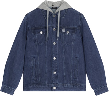 MLB SS24 紐約洋基可拆式牛仔外套 男女通用 藍色 3ADKB0741-50INS Lookbook MLB SS24 紐約洋基可拆式牛仔外套 男女通用 藍色 3ADKB0741-50INS