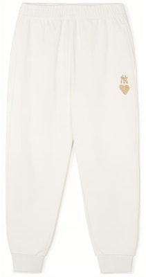 MLB SS24 紐約洋基刺繡心型標誌針織運動褲 奶油色 男女通用。 3APTH0141-50CRS Buy MLB SS24 紐約洋基刺繡心型標誌針織運動褲 奶油色 男女通用。 3APTH0141-50CRS