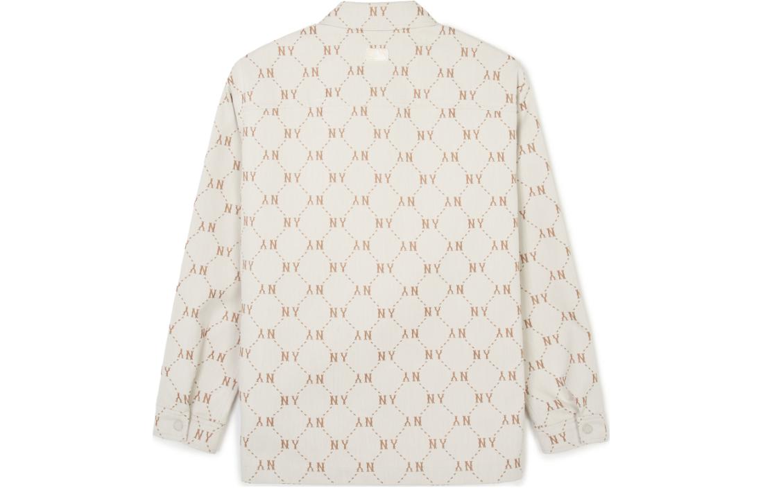 Lookbook MLB SS24 ニューヨークヤンキース刺繍バージティジップジャケット クリーム 男女兼用 長袖 3AWSM0441-50CRS