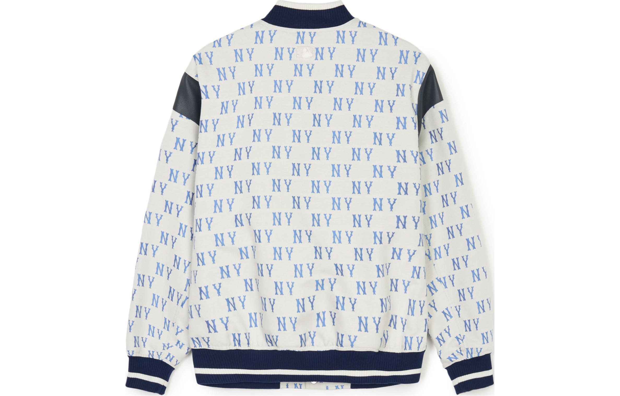 Lookbook MLB SS24 ニューヨークヤンキース フルロゴ ボタンアップ ジャケット クリーム ユニセックス 3AJPM0141-50CRS