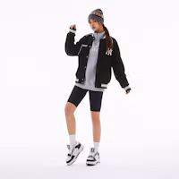 Details for MLB SS24 New York Yankees Letter Print Baseball Jacket Unisex Black 3AJPV0841-50BKS