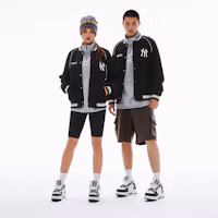 Sizing MLB SS24 New York Yankees Letter Print Baseball Jacket Unisex Black 3AJPV0841-50BKS