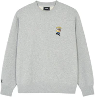 MLB SS24 New York Yankees Logo Crewneck Sweatshirt Unisex Light Gray 3AMTE0241-50MGD MLB SS24 New York Yankees Logo Crewneck Sweatshirt Unisex Light Gray 3AMTE0241-50MGD