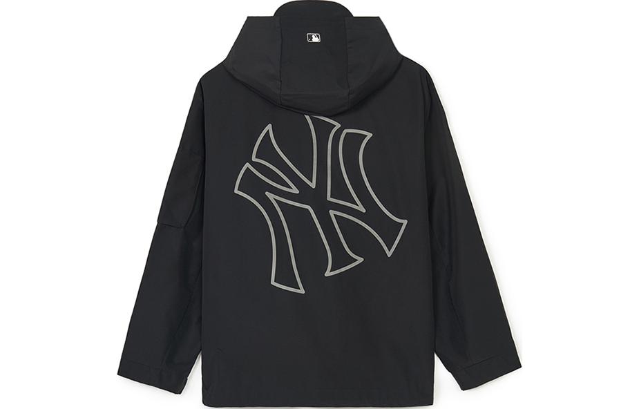 Order MLB SS24 紐約洋基隊標誌連帽外套 男女款 黑色 3AWJB0341-50BKS