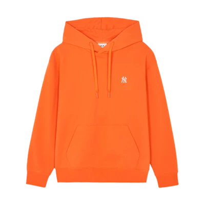 MLB SS24 New York Yankees Logo Loose Hoodie Unisex - Orange 3AHDB0141-50ORD