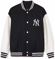 Order MLB SS24 Jaket Baseball Unisex Hitam Logo New York Yankees Patch. 3AJPV0541-50BKS